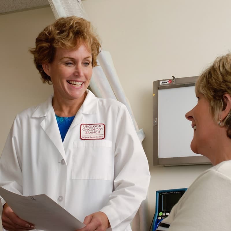 Doctor consulting with a patient